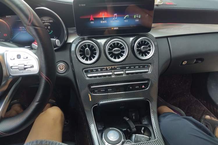 Used Mercedes-Benz C-Class 2021 C 260 L Sport Edition Audio And AC Panel