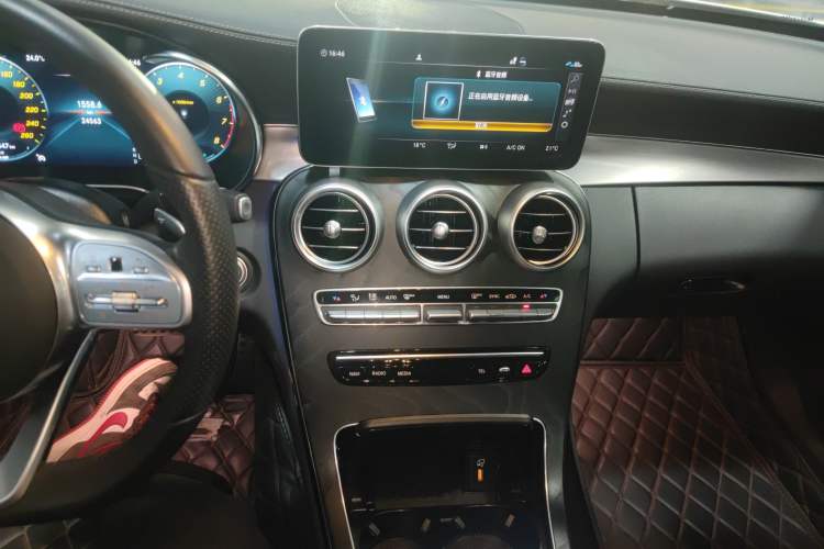 Used Mercedes-Benz C-Class 2021 C 260 Coupe Audio And AC Panel