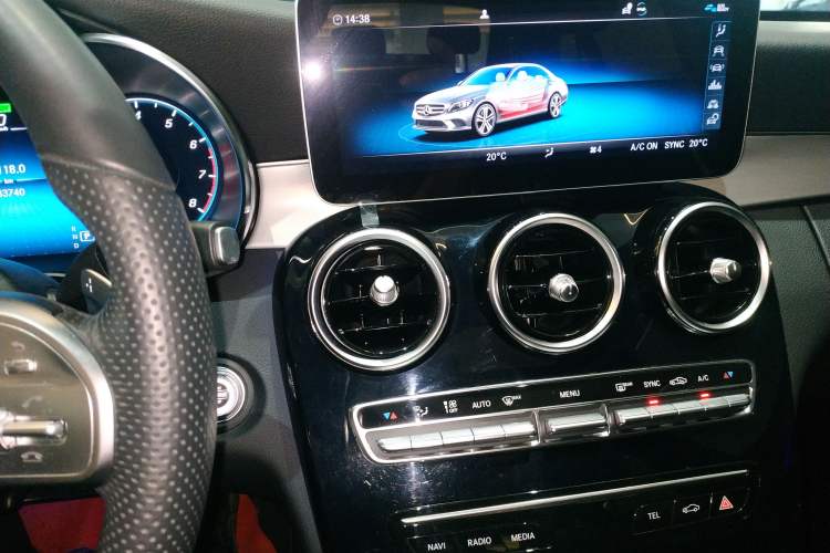Used Mercedes-Benz C-Class 2021 C 260 Star Edition Audio And AC Panel