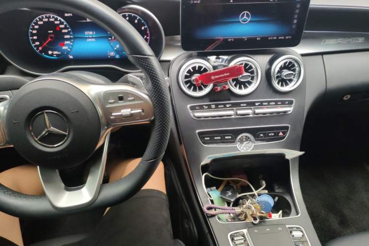 Used Mercedes-Benz C-Class 2021 C 260 L Sport Edition Star Collection Audio And AC Panel
