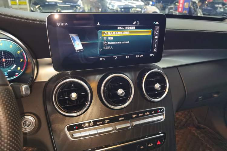 Used Mercedes-Benz C-Class 2021 C 200 L Fashion Edition Sport Version Audio And AC Panel