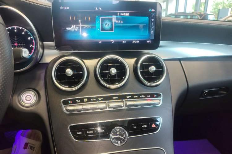 Used Mercedes-Benz C-Class 2021 C 260 L Sport Edition Star Collection Audio And AC Panel