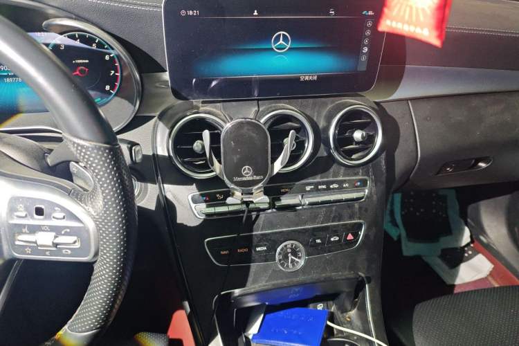 Used Mercedes-Benz C-Class 2021 C 260 L Sport Edition Star Collection Audio And AC Panel