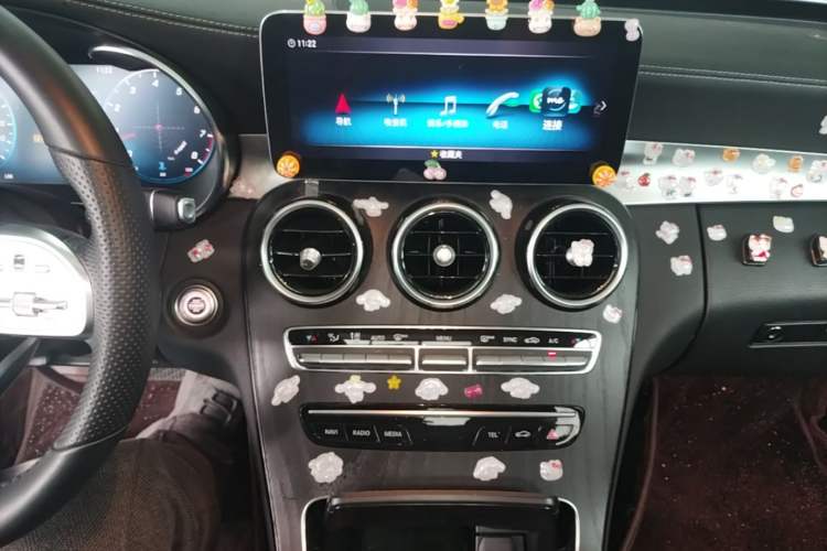 Used Mercedes-Benz C-Class 2021 C 200 L Fashion Edition Sport Version Audio And AC Panel