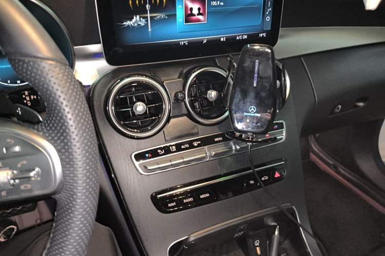 Used Mercedes-Benz C-Class 2021 C 260 L Sport Edition Audio And AC Panel