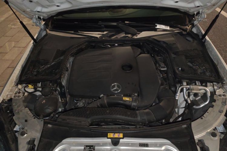 Used Mercedes-Benz C-Class 2021 C 200 L Fashion Model Engine Bay