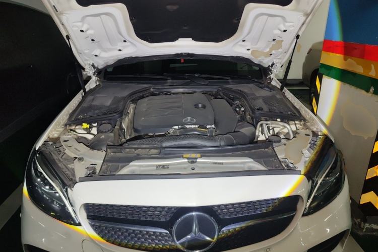 Used Mercedes-Benz C-Class 2021 C 260 L Sport Edition Star Collection Engine Bay