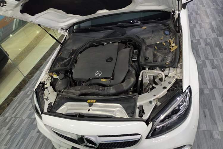Used Mercedes-Benz C-Class 2021 C 200 Coupe Engine Bay