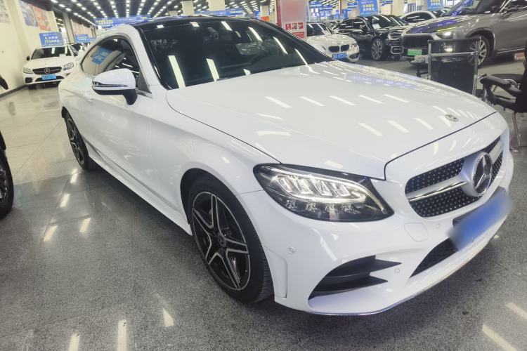 Used Mercedes-Benz C-Class 2021 C 260 Coupe Front Right 45 Deg