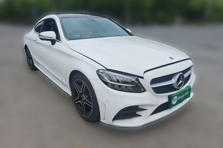 Used Mercedes-Benz C-Class 2021 C 260 Coupe Front Right 45 Deg