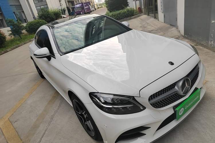 Used Mercedes-Benz C-Class 2021 C 260 Coupe Front Right 45 Deg