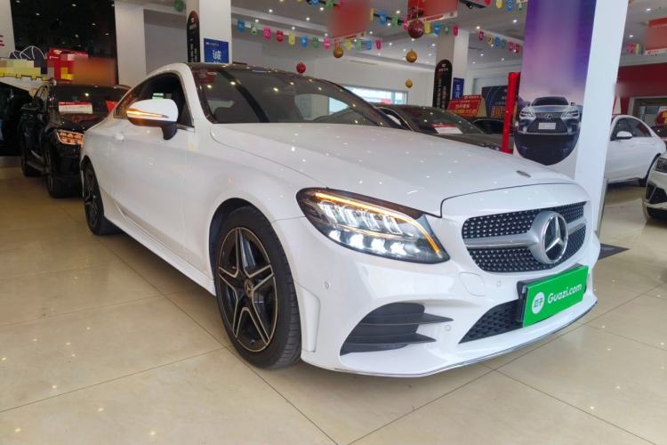 Used Mercedes-Benz C-Class 2021 C 260 Coupe Front Right 45 Deg