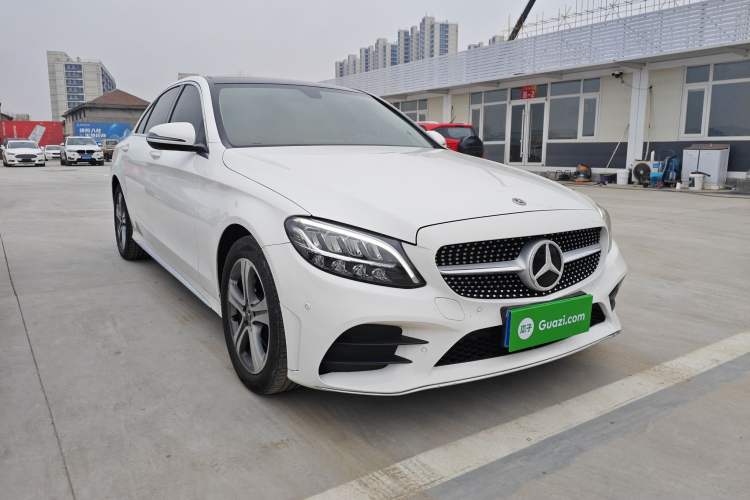 Used Mercedes-Benz C-Class 2021 C 260 L Sport Edition Front Right 45 Deg