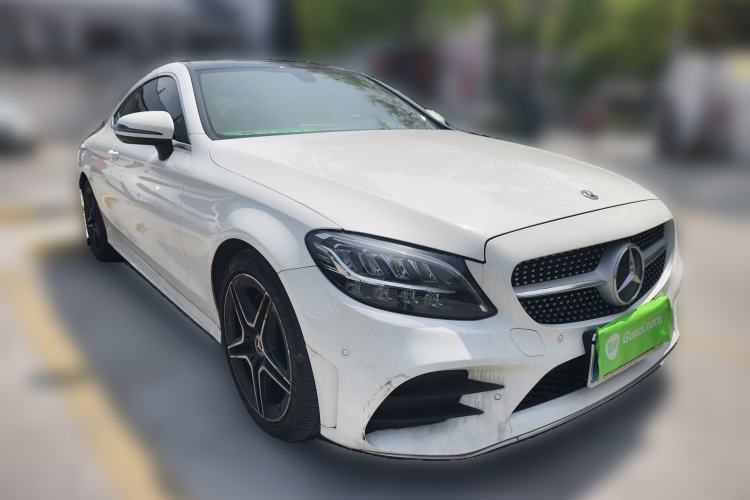 Used Mercedes-Benz C-Class 2021 C 260 Coupe Front Right 45 Deg