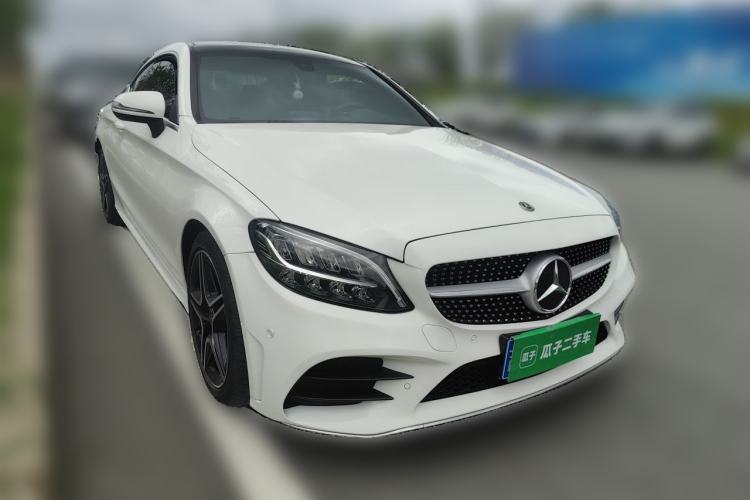 Used Mercedes-Benz C-Class 2021 C 260 Coupe Front Right 45 Deg