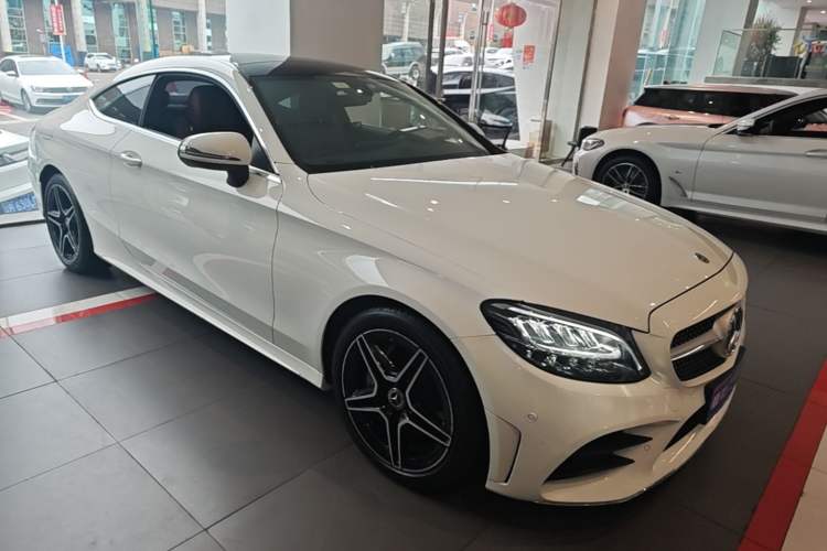 Used Mercedes-Benz C-Class 2021 C 260 Coupe Front Right 45 Deg