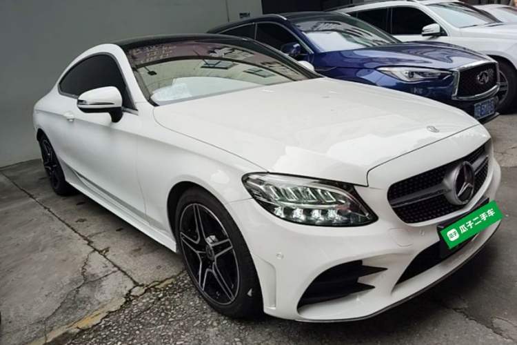 Used Mercedes-Benz C-Class 2021 C 260 Coupe Front Right 45 Deg