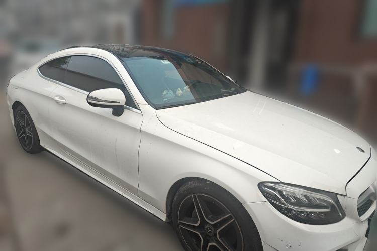 Used Mercedes-Benz C-Class 2021 C 260 Coupe Front Right 45 Deg