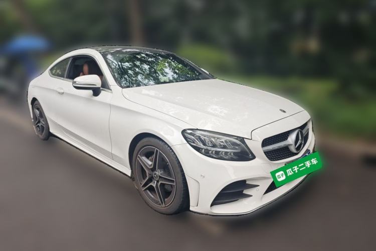 Used Mercedes-Benz C-Class 2021 C 260 Coupe Front Right 45 Deg