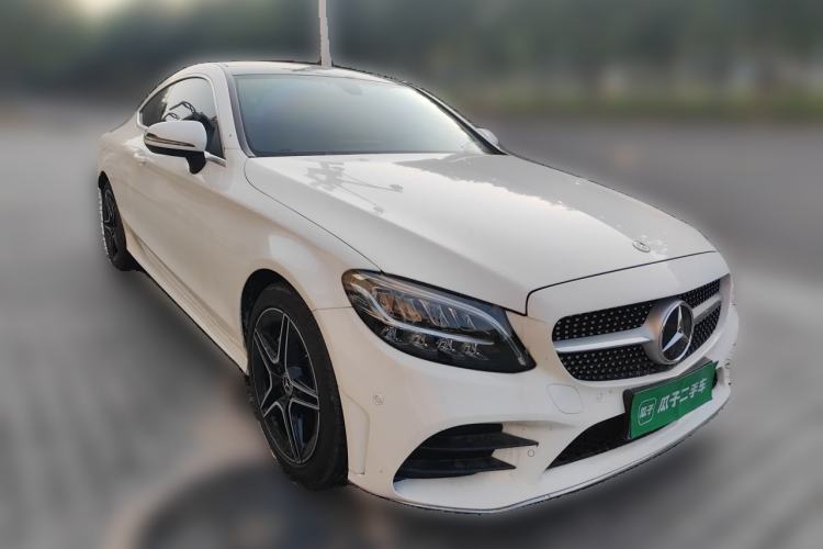 Used Mercedes-Benz C-Class 2021 C 260 Coupe Front Right 45 Deg