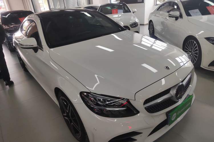 Used Mercedes-Benz C-Class 2021 C 260 Coupe Front Right 45 Deg