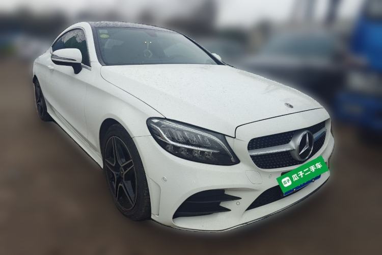 Used Mercedes-Benz C-Class 2021 C 260 Coupe Front Right 45 Deg