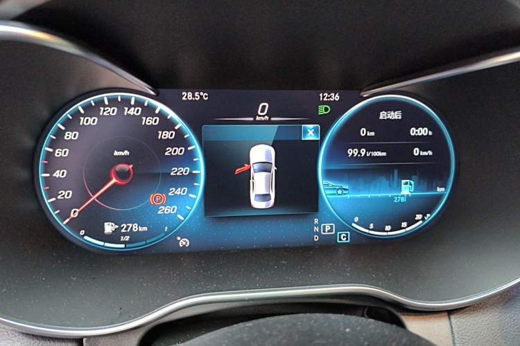 Used Mercedes-Benz C-Class 2021 C 200 L Fashion Edition Sport Version Instrument Cluster