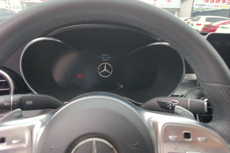 Used Mercedes-Benz C-Class 2021 C 260 L Sport Edition Star Collection Odometer Close Up