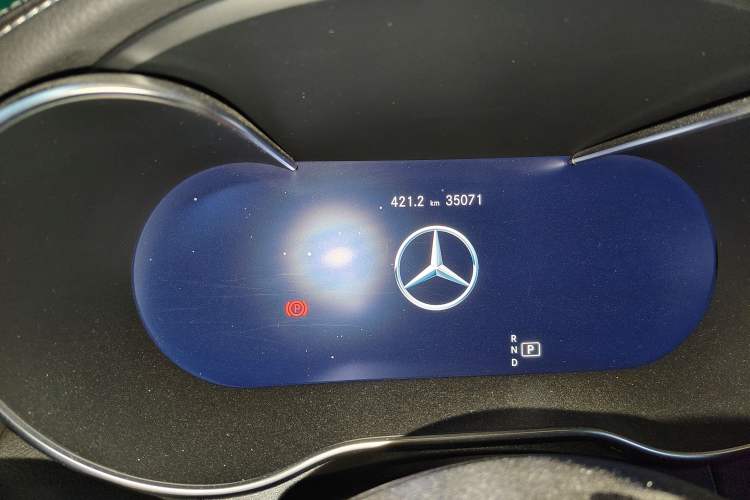 Used Mercedes-Benz C-Class 2021 C 260 Coupe Odometer Close Up