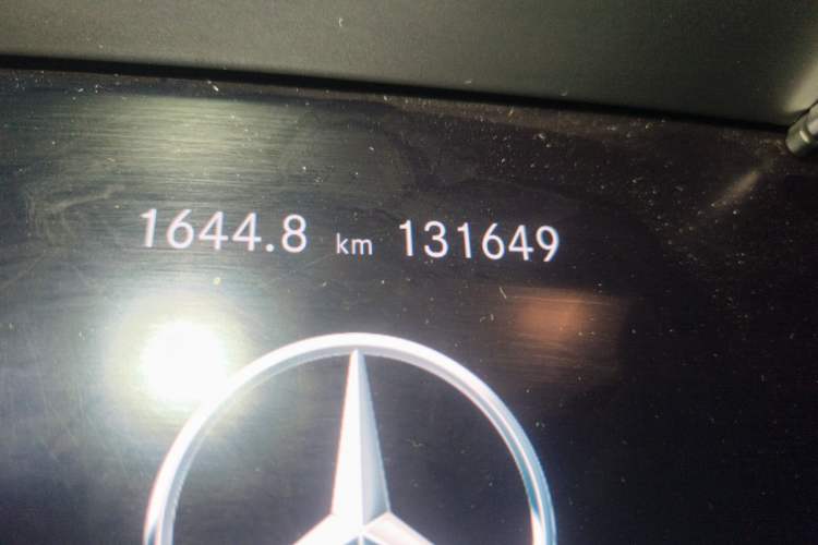 Used Mercedes-Benz C-Class 2021 C 260 L Sport Edition Star Collection Odometer Close Up