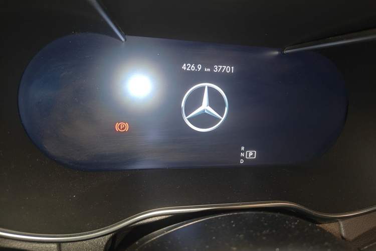 Used Mercedes-Benz C-Class 2021 C 260 Coupe Odometer Close Up