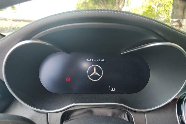 Used Mercedes-Benz C-Class 2021 C 260 L Sport Edition Star Collection Odometer Close Up