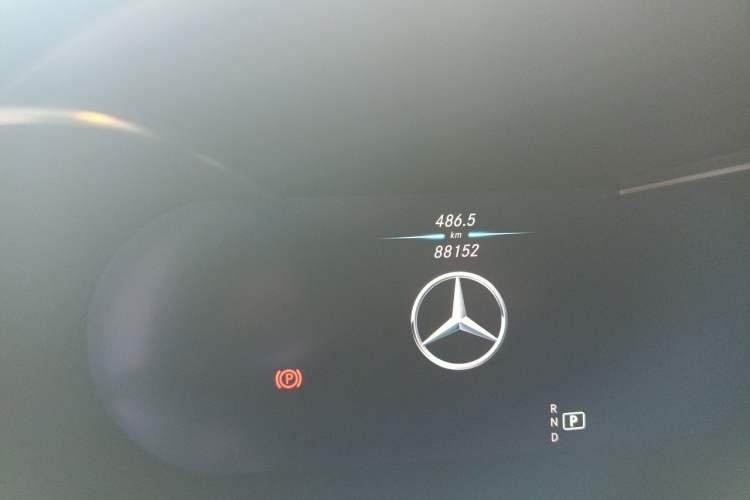 Used Mercedes-Benz C-Class 2021 C 260 L Sport Edition Star Collection Odometer Close Up