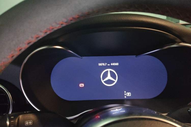 Used Mercedes-Benz C-Class 2021 C 260 Star Edition Odometer Close Up