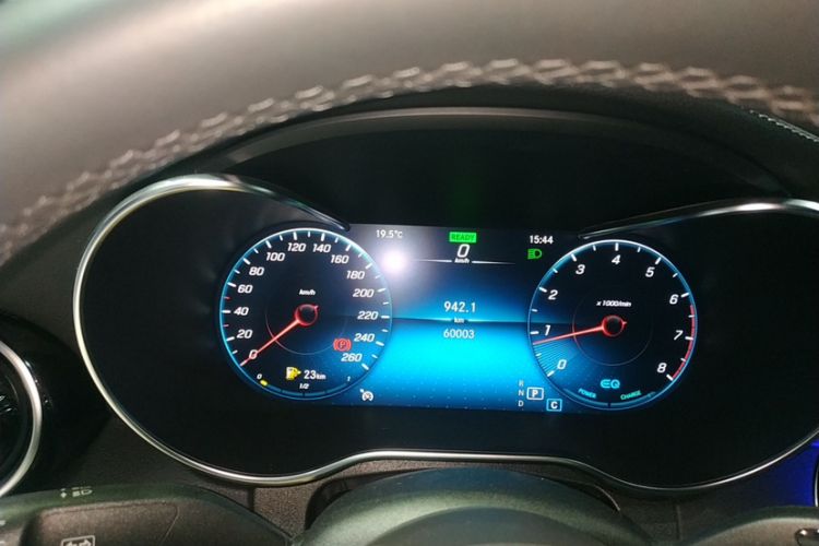 Used Mercedes-Benz C-Class 2021 C 260 L Sport Edition Star Collection Odometer Close Up