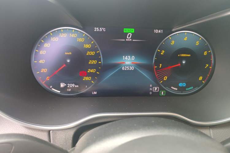 Used Mercedes-Benz C-Class 2021 C 260 L Sport Edition Odometer Close Up