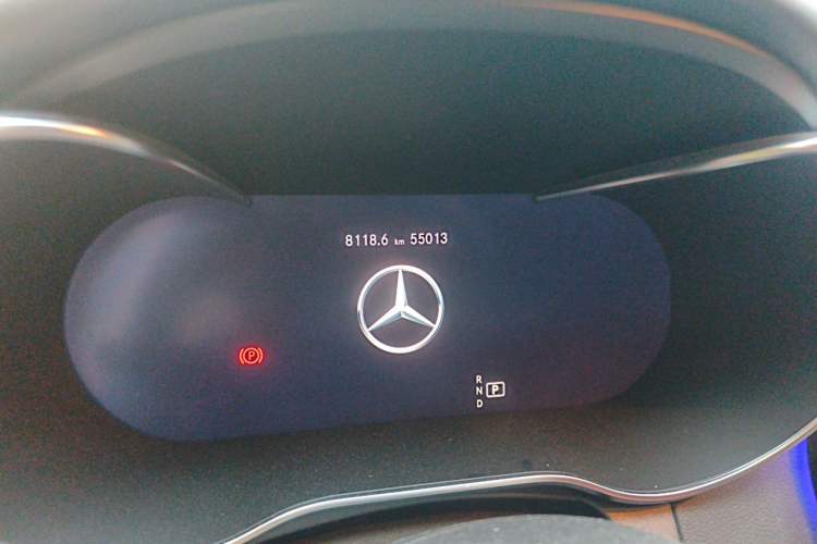 Used Mercedes-Benz C-Class 2021 C 260 Star Edition Odometer Close Up