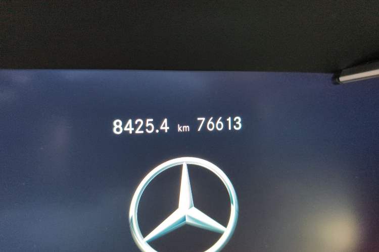 Used Mercedes-Benz C-Class 2021 C 260 Coupe Odometer Close Up
