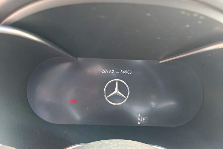 Used Mercedes-Benz C-Class 2021 C 260 Star Edition Odometer Close Up