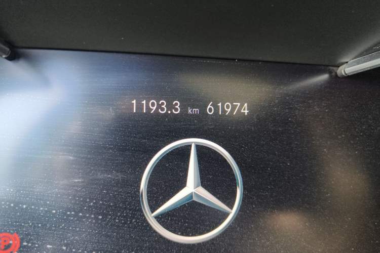 Used Mercedes-Benz C-Class 2021 C 260 L Sport Edition Odometer Close Up