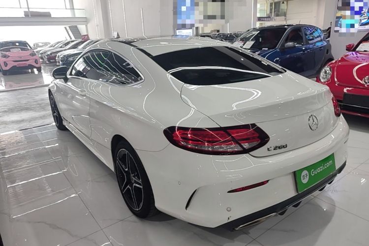 Used Mercedes-Benz C-Class 2021 C 260 Coupe Rear Left 45 Deg