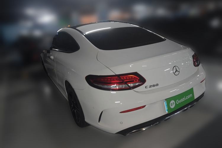 Used Mercedes-Benz C-Class 2021 C 260 Coupe Rear Left 45 Deg