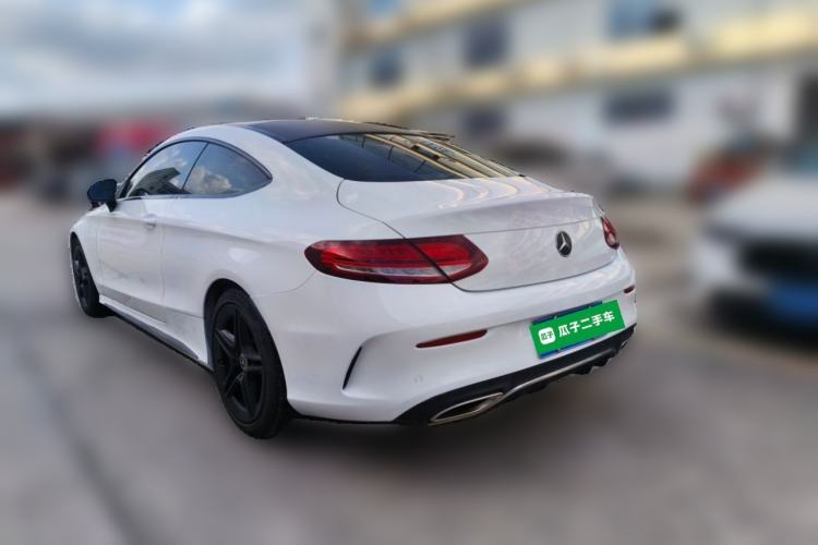 Used Mercedes-Benz C-Class 2021 C 200 Coupe Rear Left 45 Deg