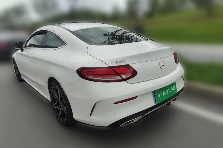 Used Mercedes-Benz C-Class 2021 C 260 Coupe Rear Left 45 Deg
