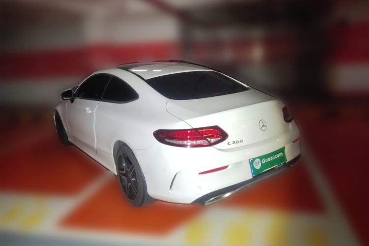 Used Mercedes-Benz C-Class 2021 C 260 Coupe Rear Left 45 Deg