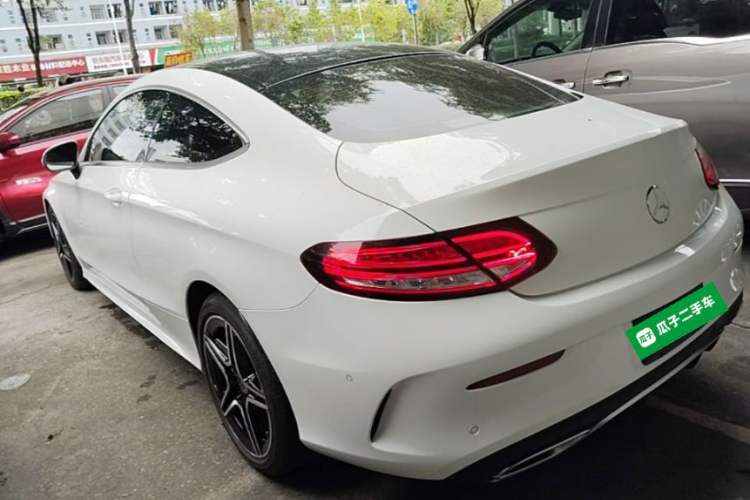 Used Mercedes-Benz C-Class 2021 C 260 Coupe Rear Left 45 Deg
