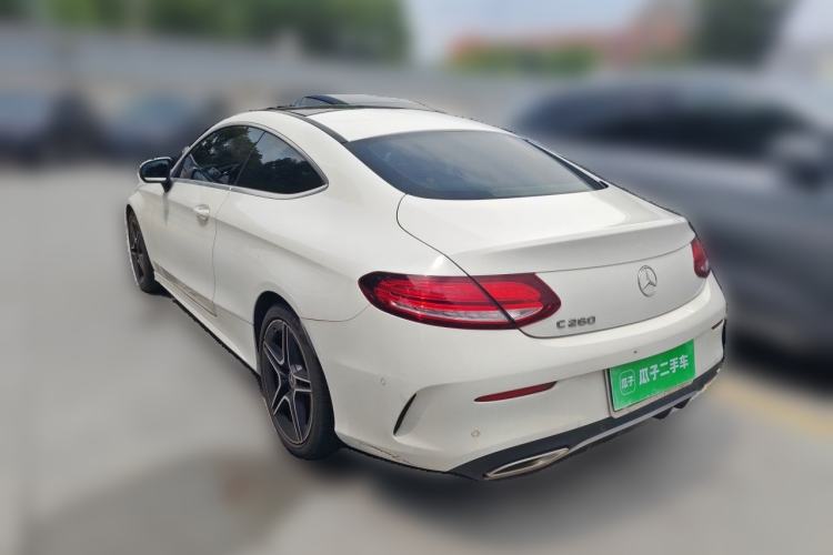 Used Mercedes-Benz C-Class 2021 C 260 Coupe Rear Left 45 Deg