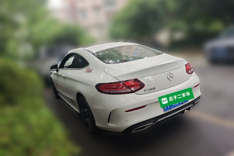 Used Mercedes-Benz C-Class 2021 C 260 Coupe Rear Left 45 Deg
