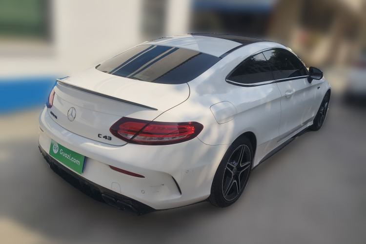 Used Mercedes-Benz C-Class 2021 C 200 Coupe Rear Right 45 Deg