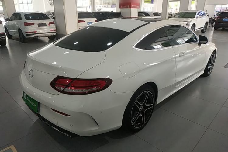Used Mercedes-Benz C-Class 2021 C 260 Coupe Rear Right 45 Deg